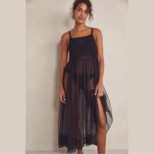 free people can’t stop won’t stop slip tulle intimately dress xs coachella ready